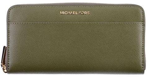 michael kors grommet wallet|Michael Kors army green wallet.